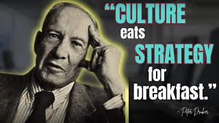 Unlocking Leadership Success: Peter Drucker's 'Culture Eats Strategy for Breakfast' Explained