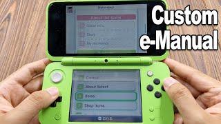 3DS Custom E-manual Is AWESOME & How To Inject Custom Manual