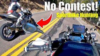 The Ultimate Showdown: Big Adventure Bike vs. Sportbikes