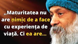 Citate Inspiraționale de la OSHO - Cuvinte Înțelepte pentru și despre Viață, Fericire, Iluminare