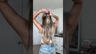 Easy Claw Clip Hair  #hairtutorial #hairideas #halfuphalfdownhairstyle