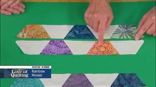 Love of Quilting Preview: Mastering Charm Quilts (Episode 2909 – Rainbow Mosaic)