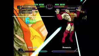 MvC2: VDO - Colossus + Rogue Kiss + Giant Swing DHC Ken 100% Combo .:6.3.23:.