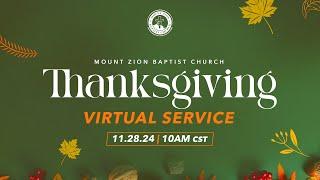 THANKSGIVING SERVICE 2024 | "DON'T FORGET WHAT GOD HAS DONE FOR YOU"