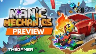 Another Hectic Co-Op Game For Overcooked Fans! | Manic Mechanics PS4 Preview