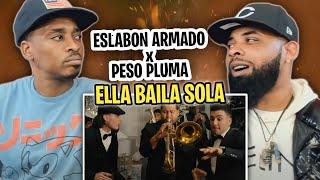 AMERICAN RAPPER REACTS TO -Ella Baila Sola - (Video Oficial) - Eslabon Armado y Peso Pluma -