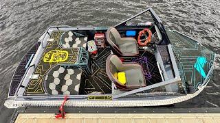 Refurbishing and upgrading a supercharged mini jetboat.