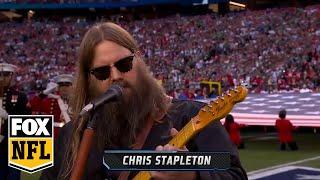 Super Bowl LVII: Chris Stapleton gives a moving rendition of the 'National Anthem' | NFL on FOX