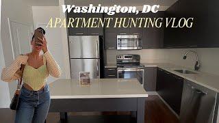 DC APARTMENT HUNTING VLOG 1: touring apartments in Washington, DC w/ rent prices $