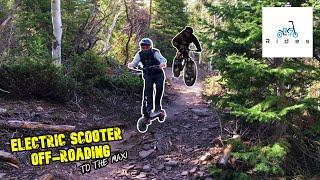 Pushing My Electric Scooter to Its Off-Road Limits! (Feat. Mountain Biking Dad)