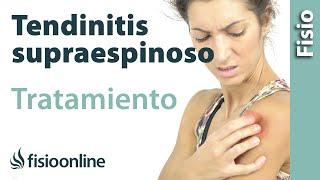 Tendinitis del supraespinoso - Tratamiento con ejercicios, automasajes y estiramientos