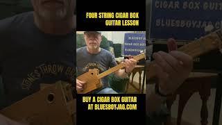 Walking Blues Shuffle Cigar Box Guitar Lesson #cbg #cigarboxguitarlesson #cigarboxguitars