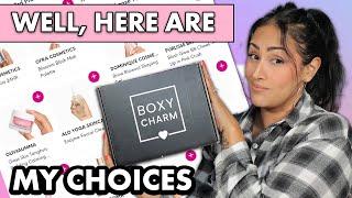 I MADE MY SELECTIONS FOR JANUARY'S BOXYCHARM BY IPSY & WE NEED TO TALK