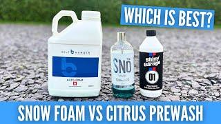 Snow Foam vs Citrus Pre-Wash | Which Should You Use?