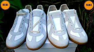 Authentic vs Replica Margiela Replica Sneaker 22 GAT - How To Spot A Fake