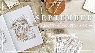 september 2021 bullet journal set up | plan with me