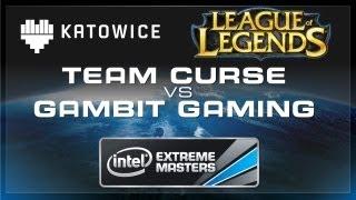 Team Curse vs Gambit Gaming - Group A - IEM Katowice League of Legends [Full HD]