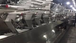 Full automatic Baby Wet Wipes Making Machine , wet tissue production line