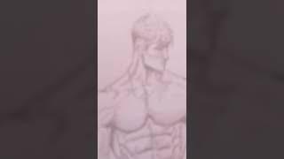 handsome body builder drawing #shorts #body #humanbody