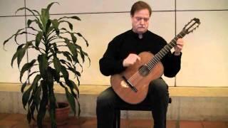 Johann Sebastian Bach: Adagio BWV 1001 played on guitar