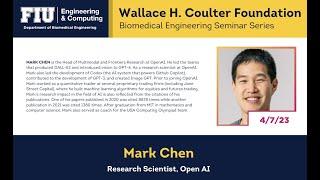 Mark Chen @ FIU’s Wallace H. Coulter Foundation BME Seminar Series