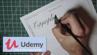 Learning Copperplate Calligraphy Course