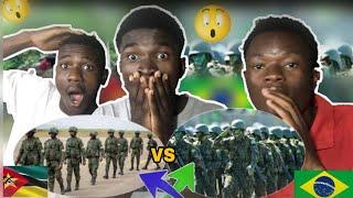 GRINGOS REAGEM A EXÉRCITO BRASILEIRO VS EXÉRCITO MOÇAMBICANO | DESFILE MILITAR