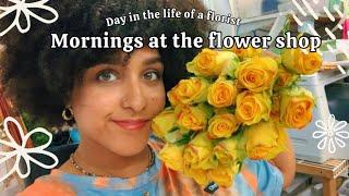 Day in the life of a florist, mornings at the flower shop 2024