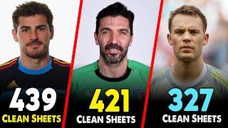 Top 10 Goalkeeper Who Keep Most Clean Sheets in the 21st Century  Casillas, Buffon, Neuer They Top.