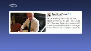 Rep. Greg Pence: Video of Staff Reviewing Funding Bill Featured on C-SPAN