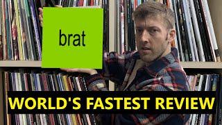 Reviewing Charli XCX's brat in 10 seconds or less