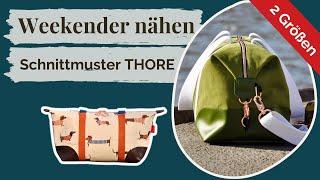 Weekender nähen mit Schnittmuster THORE