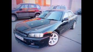 Nissan Skyline R34 RB25DET: диски Volk Racing TE37 SL!