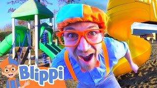 Play At The Park With Blippi! | Moving And Learning With Blippi | Educational Videos For Kids