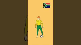 Football Republic of South Africa ver. ️ #football #southafrica #shorts