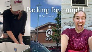 Pack with me for 10 weeks at camp!