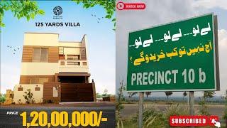 125 Sq.Yard Villa In Precinct 10-B | #bahriatownkarachi | Taimoor Malik BTK