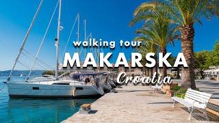 ️ MAKARSKA [4K]  DALMATIA  BEAUTIFUL CROATIA  WALKING TOUR 4K