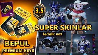 PDP KEYS, BONUS PASS, PREMIUM KEYS CHIQISH SANALARI