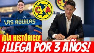 ¡JAMES RODRÍGUEZ es ÁGUILA! El CRACK colombiano llega como ESTRELLA | noticias club america
