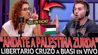 ¡LIBERTARIO SE CRUZÓ con la ZURDA DE BIASI en VIVO!