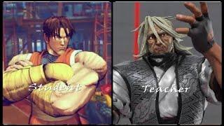 SFV Zeku and SFIV Guy moves Comparison