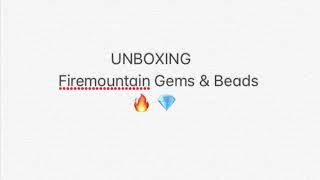 Fire Mountain Beads & Gems/ UNBOXING / Jewelry Making Supplies / Craft Haul