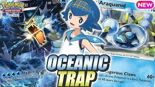 ARAQUANID & LANA Trap the Perfect Prey for GYARADOS ! - Pokemon TCG Pocket