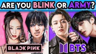 BLACKPINK VS BTS ! [ARE YOU BLINK OR ARMY? ] MULTI QUIZ  | KPOP QUIZ 