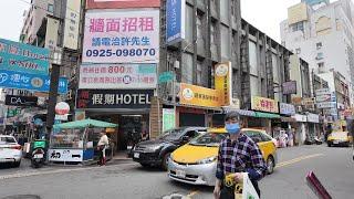 Walking Taoyuan, Taiwan - Zhongli District on Saturday Afternoon