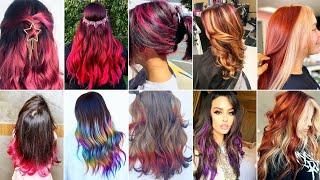 latest Hair color trends 2024  hair highlights 2024 ideas  Hair transformation ideas/Hair dying