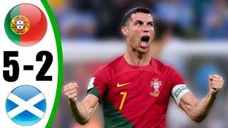 Portugal vs Scotland 5-2 - All Goals & Highlights - 2024