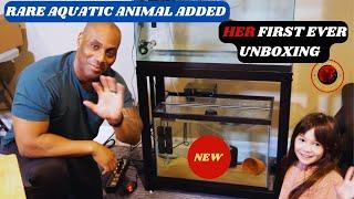 Her 1st UNBOXING RARE Aquatic Fish #unboxing #aquariums #fish