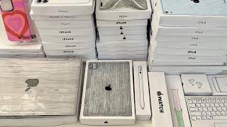 [paper diy] APPLE PRODUCTS HUGE COMPILATION 2024 unboxing! | asmr